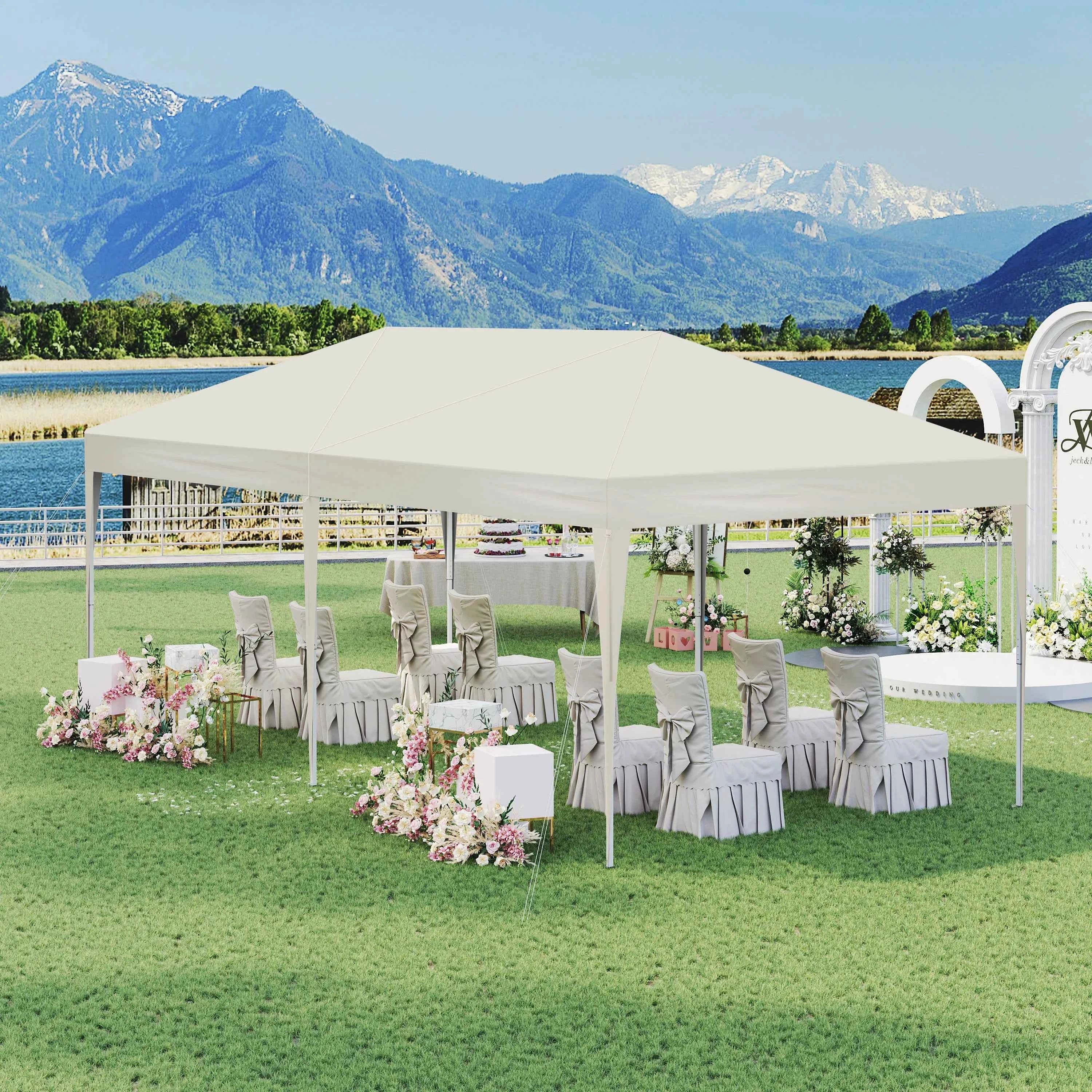 Pop Up Folding Gazebo Garden Gazebo Marquee Pergola Waterproof Windproof UV Protection party tent for Garden Camping Beach BBQ