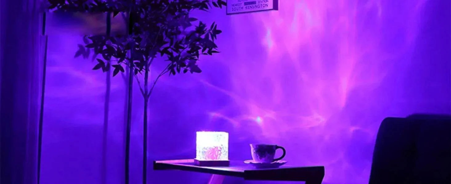 Ocean Wave Projector Light 16 Colors Midnight Aura