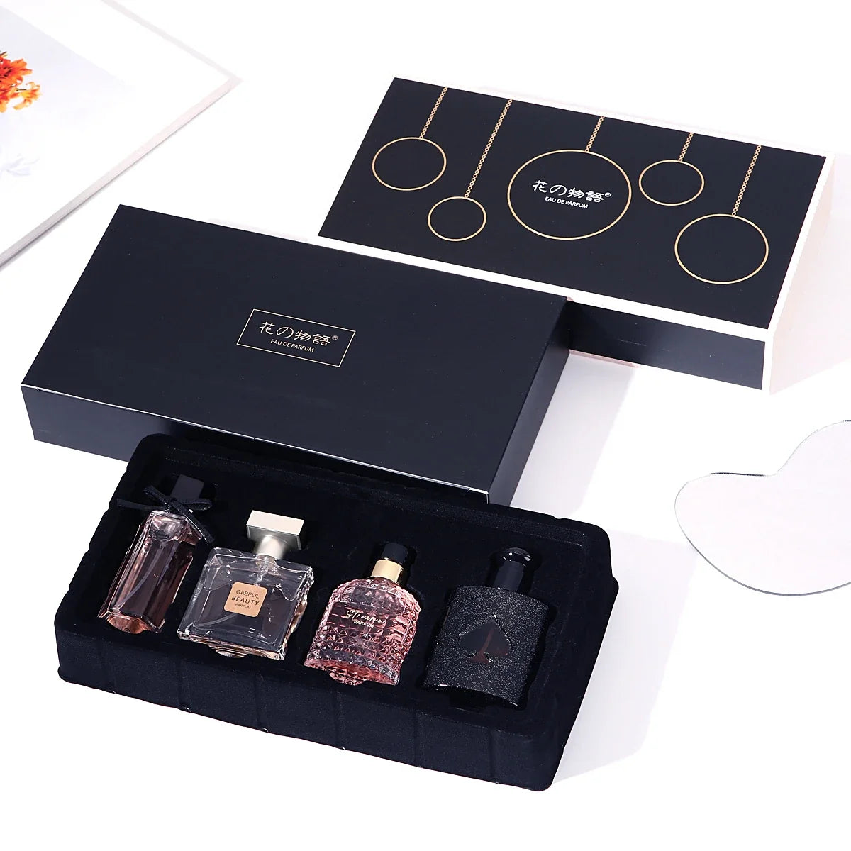 Original Women's Perfume 105ml Four-Piece Set with Fresh Long-Lasting Eau De Parfum Gift Box Plant Floral Scent