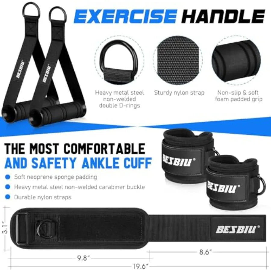 Pilates Bar Kit With Resistance Bands