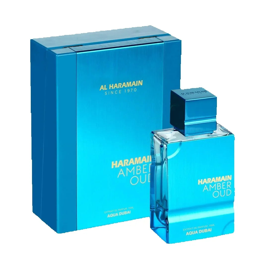 Al Haramain Amber Oud Aqua Dubai Eau De Cologne |   Unisex, Long-Lasting |   2.0 oz
