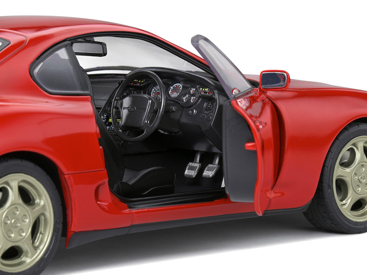 1993 Toyota Supra MK4 RHD (Right Hand Drive) Red 1/18 Diecast Model Car by Solido