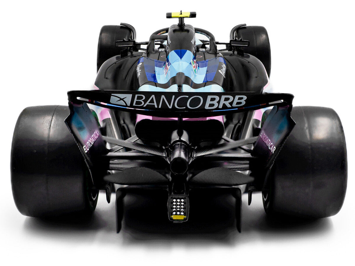 Alpine A524 #31 Esteban Ocon "BWT" 2nd Place F1 "Sao Paulo GP" (2024) "Competition" Series 1/18 Diecast Model Car by Solido
