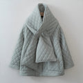 Women Autumn Winter Scarf Jacket Warm parka