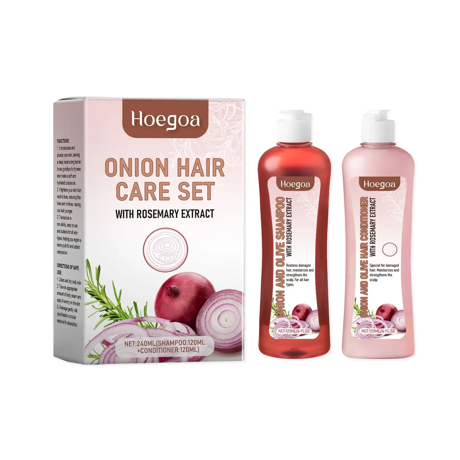 Onion Rosemary Shampoo For Hair Growth Scalp Cleanses Oil Control  Improves Hair Quality Volumizing Hair Strengthen Conditioner