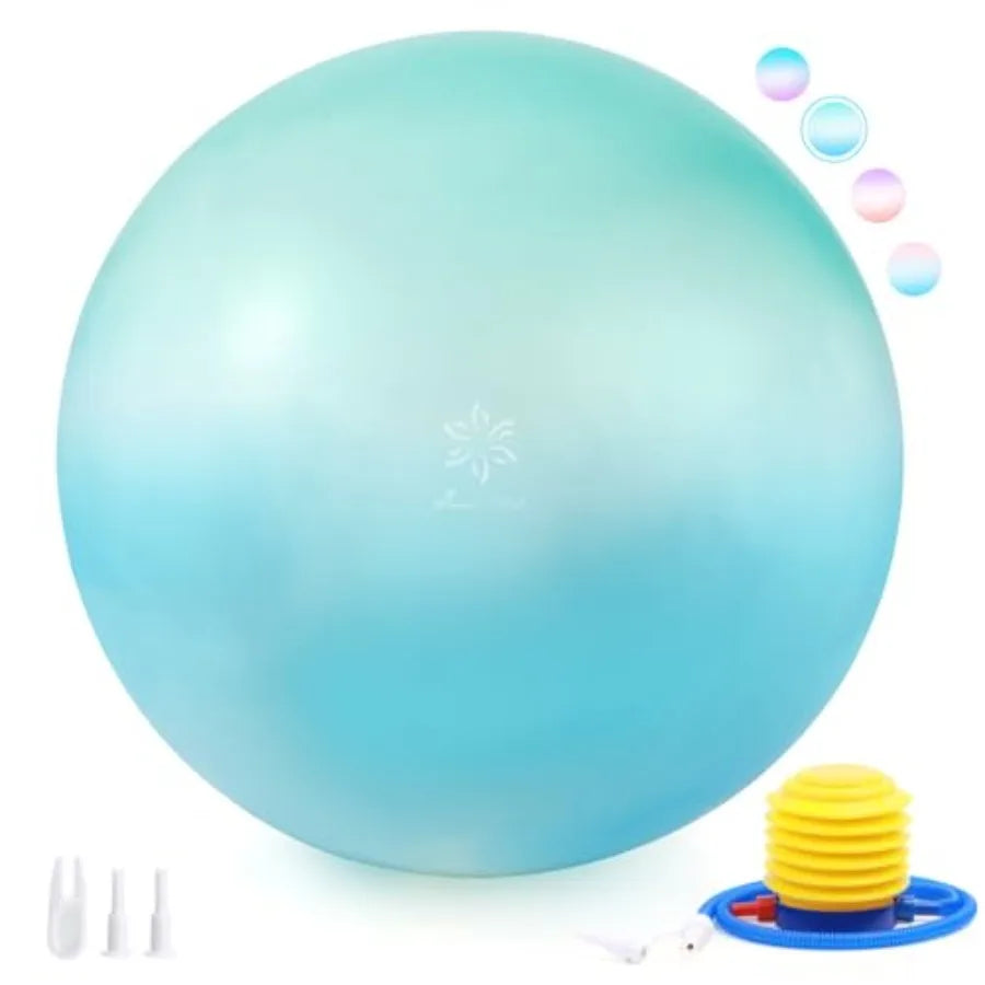 Extra Thick Exercise Ball With Pump Anti-Burst And Slip-Resistant