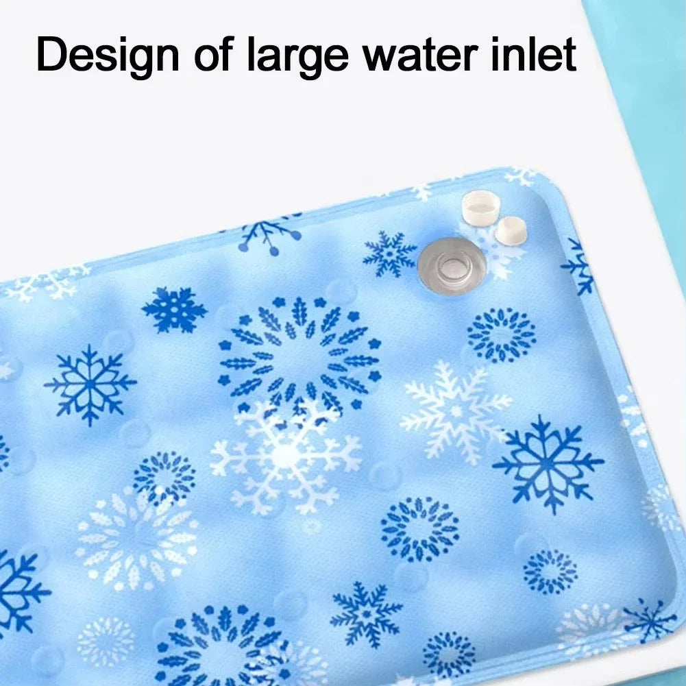 Pet Cooling Mat Dry Ice Pet Cool Pad Water Injection Cooling Dog Beds Keep Your Pet Cool Waterproof Wear Resistant For Dogs&Cats