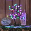 Cherry Blossom Tree Light,17inch 40LED Lighted Tabletop Artificial Flower Bonsai Tree Lamp USB Powered Gifts for Home Decor