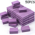 50Pcs Professional Mini Nails Art buffer File 100/180 Sandpaper Manicure Tips Care File Sanding Polishing Accessories Tools