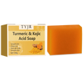 Ginger soap for cleansing, anti-acne, whitening and brightening the face, removing acne and fading dark spots, turmeric soap