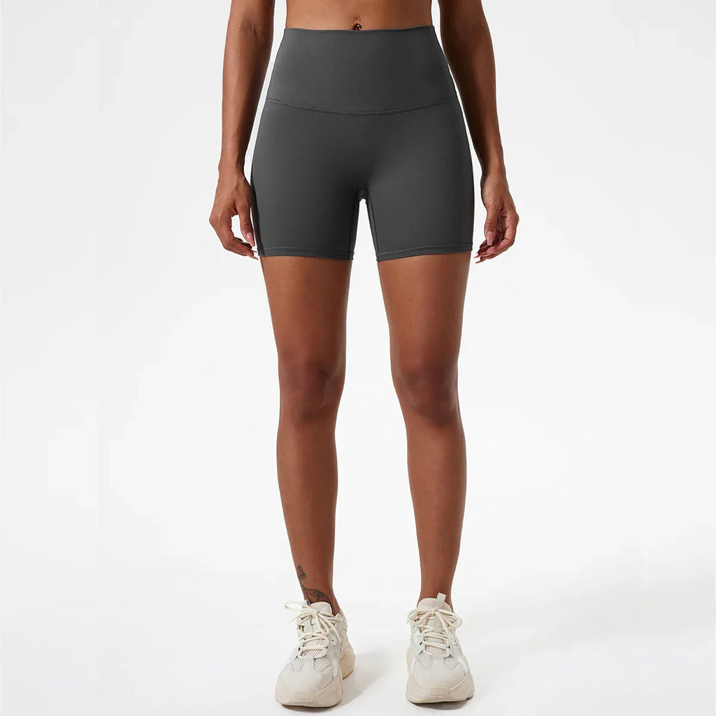 Hearuisavy Summer Soft Sports Shorts Buttock Lift Gym Leggings Women High Waist Yoga Shorts Women Running Cycling Workout Shorts