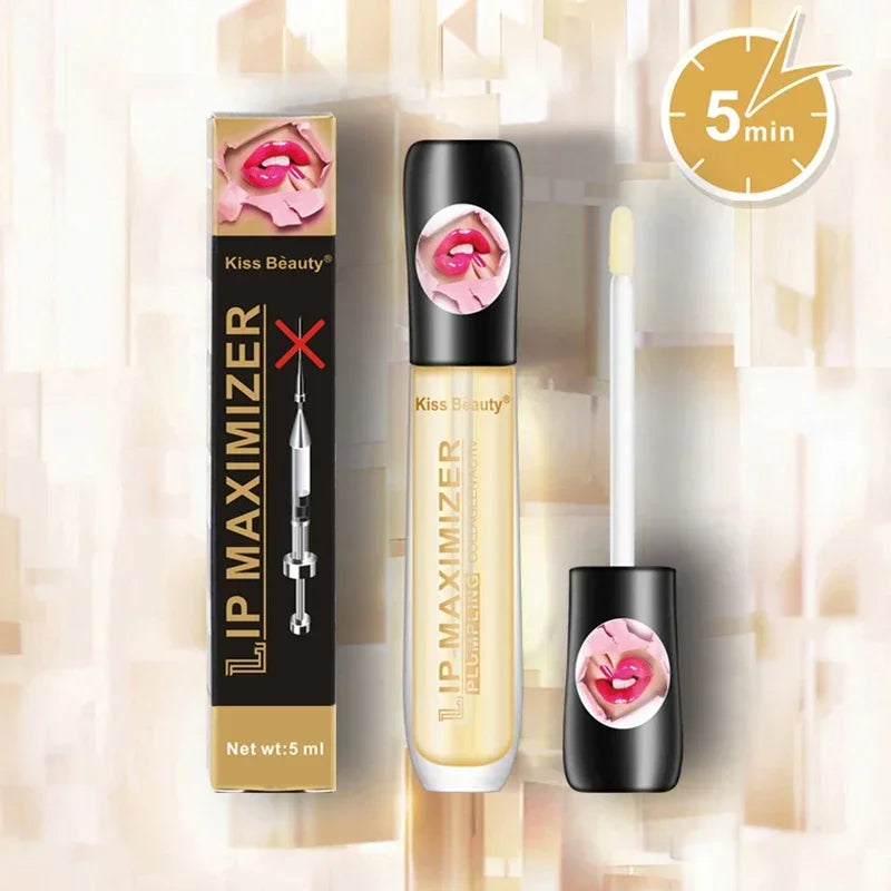 1/2PCS Transparent Lip Gloss Plumping Lip Oil - Moisturizing Repairing Fine Line Reducer Brighten Enhance Lip Serum for Lip Care