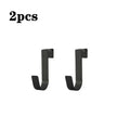 Multi-Purpose Cabinet Door Hooks, Over Door Hanger Rack for Kitchen Bathroom, Towel Coat Hat Clothes Storage Organizer