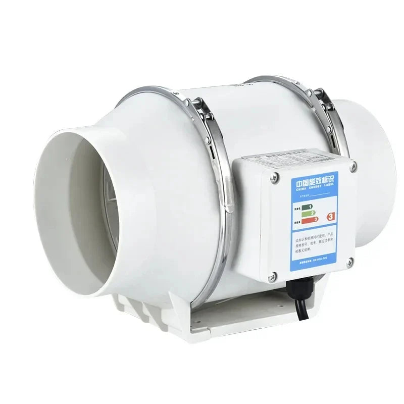 Exhaust Fan Home Mute Inline Duct Fan Bathroom Exhaust Fan Ventilation Equipment Kitchen Bathroom Wall Mounted Air Purifying Ve
