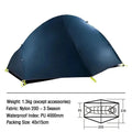 Naturehike One Person Ultralight Cycling Tent Waterproof Double Layer