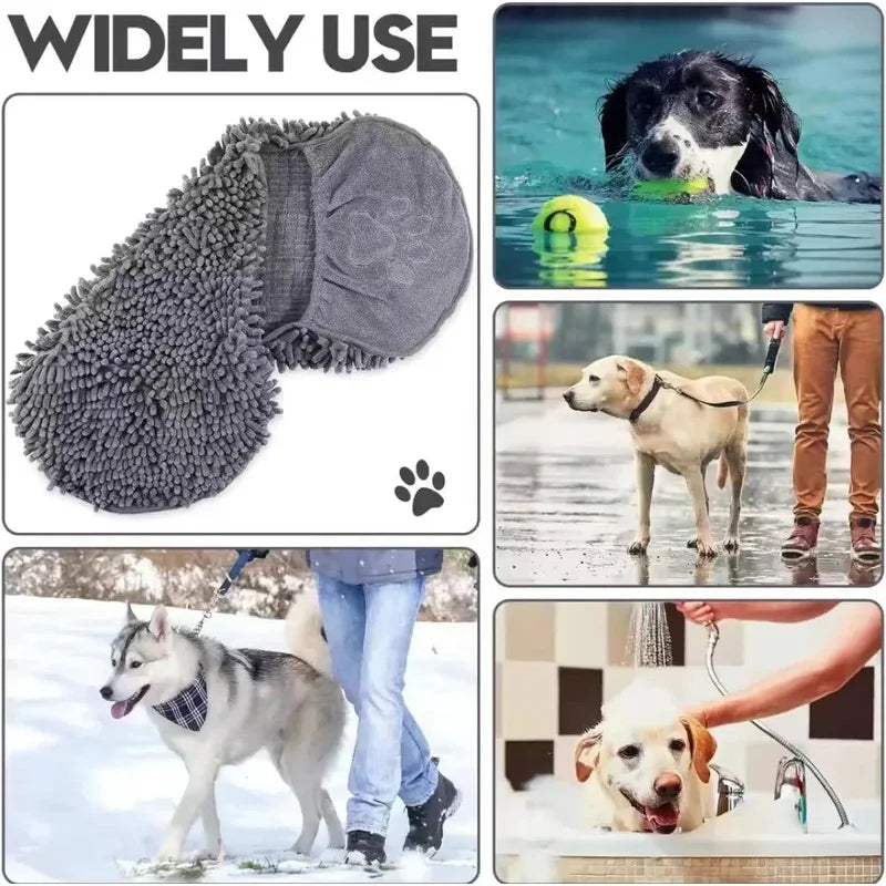 Super Absorbent Pet Bath Towel Quick Dry Cats And Dogs