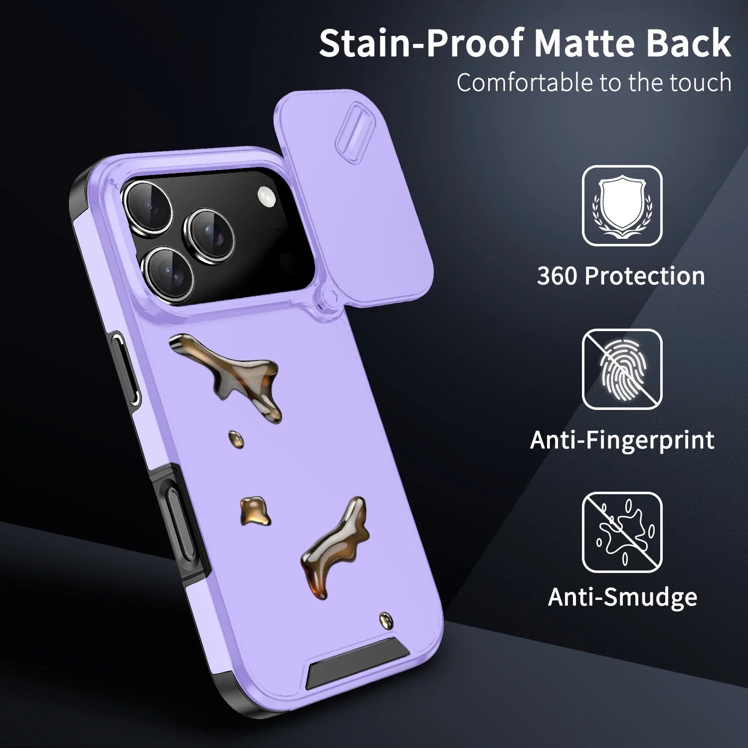 Anti-collision Shockproof Case For iPhone 17 Pro Max 17Air 17Pro 16E Cover Slide Camera Protective Cases For iPhone 17 Air Cover