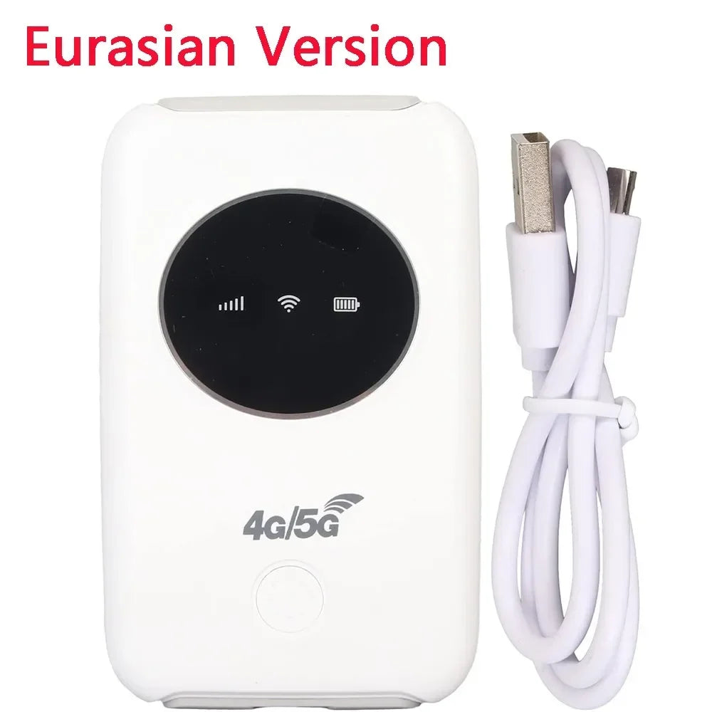 New 300Mbps 4/5G Portable Router USB WiFi Modem Powered Pocket WiFi Pocket Mobile Hotspot Asian/European version Pocket Internet