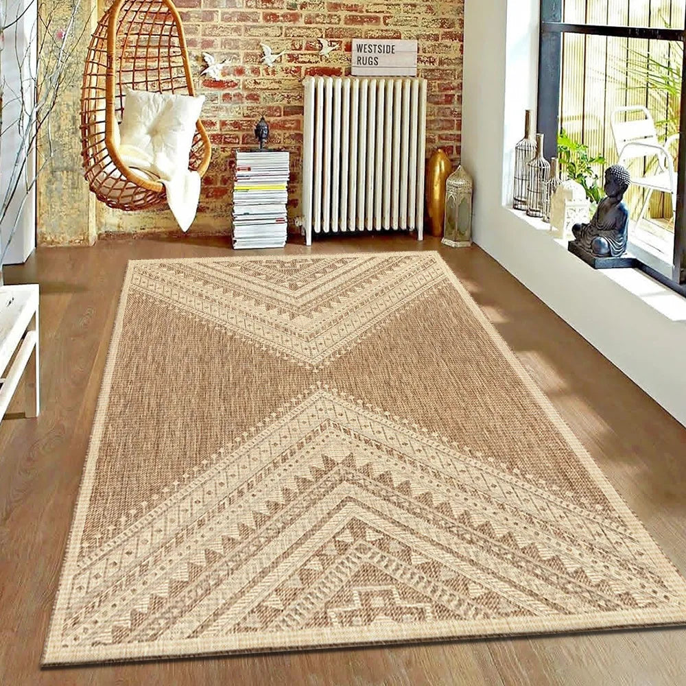 VIKAMA Nordic Style Retro Living Room Carpet Hotel Guest House Sofa Coffee Table Cushion Home Bedroom Non-Slip Bedside