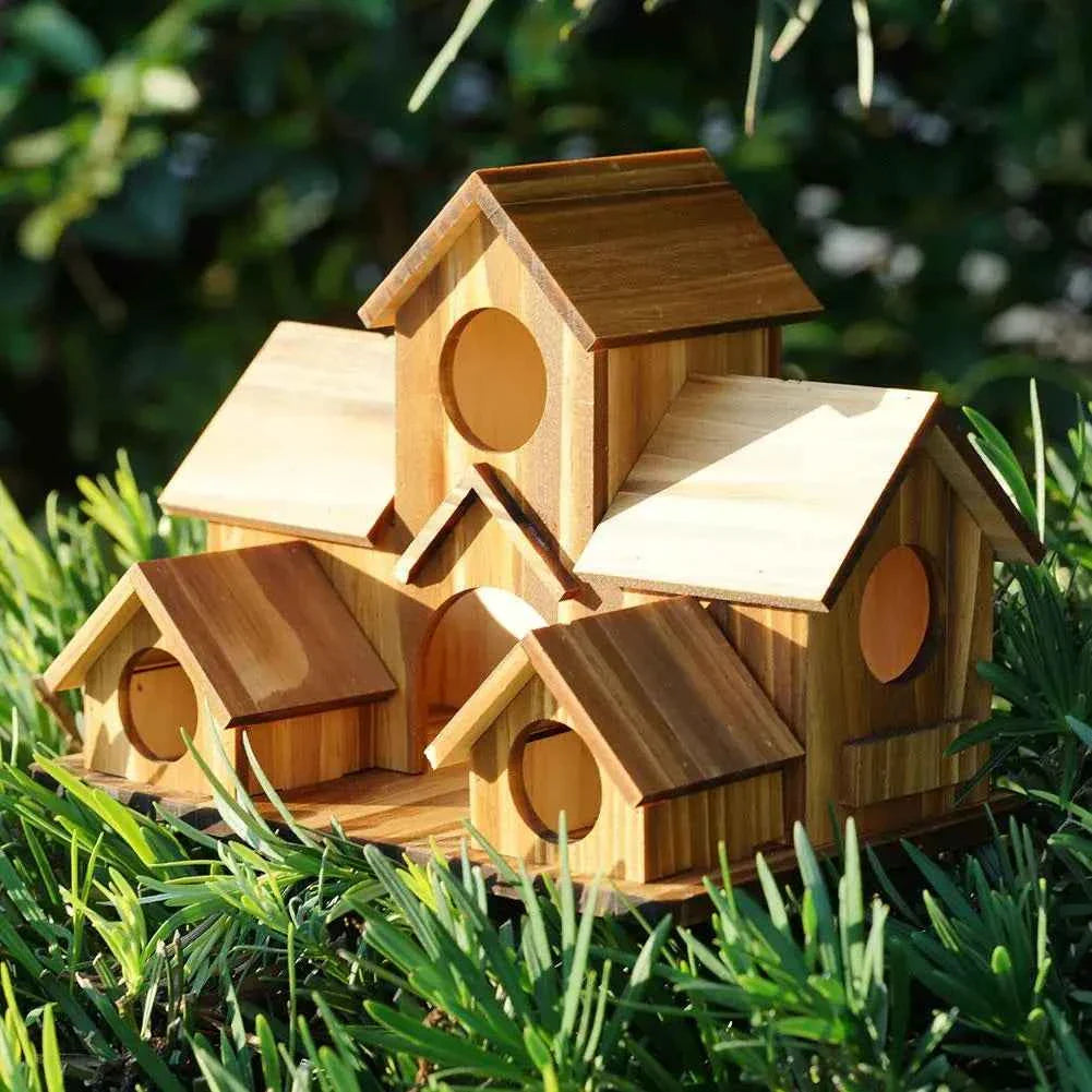 Bird Houses Bird Room Large Bird House for Garden Courtyard Backyard Decor Finch Bluebird Cardinals Handmade Humming 2026 1pcs