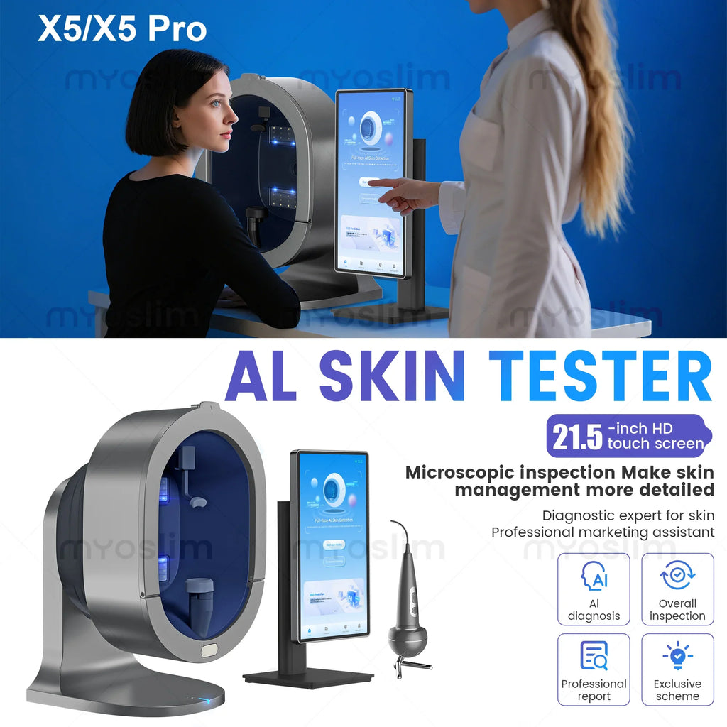 Skin Analyzer AI 3D Facial Analysis Machine With Intelligent Detector