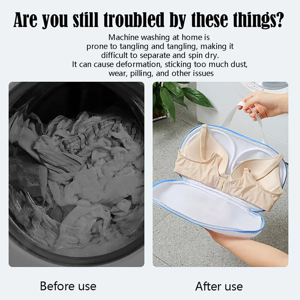 Anti-deformation Bra Mesh Bag Machine-wash Special Polyester Bra Mesh Bags Laundry Brassiere Bag Cleaning Underwear Sports Bra