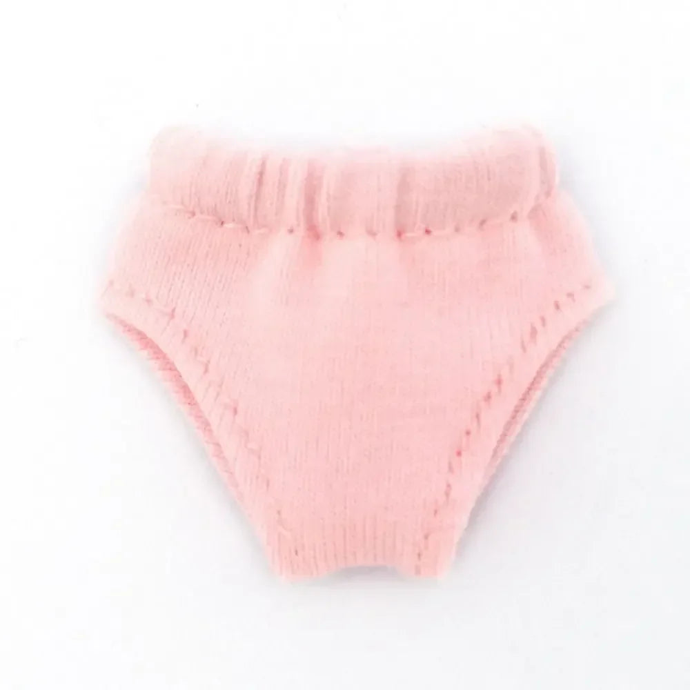 Cute OB11 Doll's Underwear DIY Elasticity Cotton Underwear 12 Colors Briefs Underwear