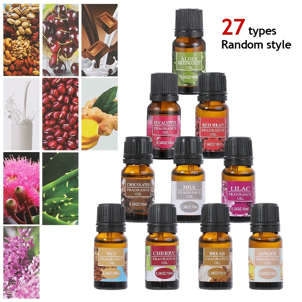1Pc Essential Oils for aroma diffuser air Humidifier Aromatherapy Water-soluble Oil 27 Kinds of Fragrance