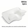 1pc Memory Foam Cervical Pillow, 2 in 1 Ergonomic Contour Orthopedic Pillow for Neck Pain, Contoured Support Pillows,Neck Pillow