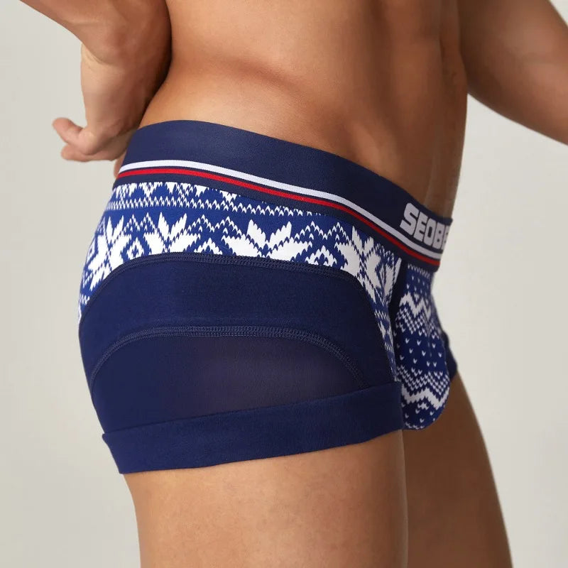 New trendy brand youth underwear, brand men's underwear, ethnic style men's underwear 220206