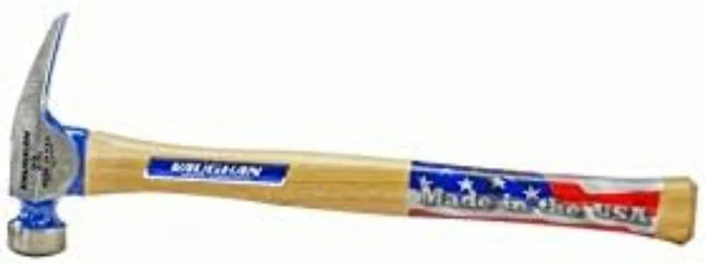 California Framing Hammer With Milled Face And Wood Handle