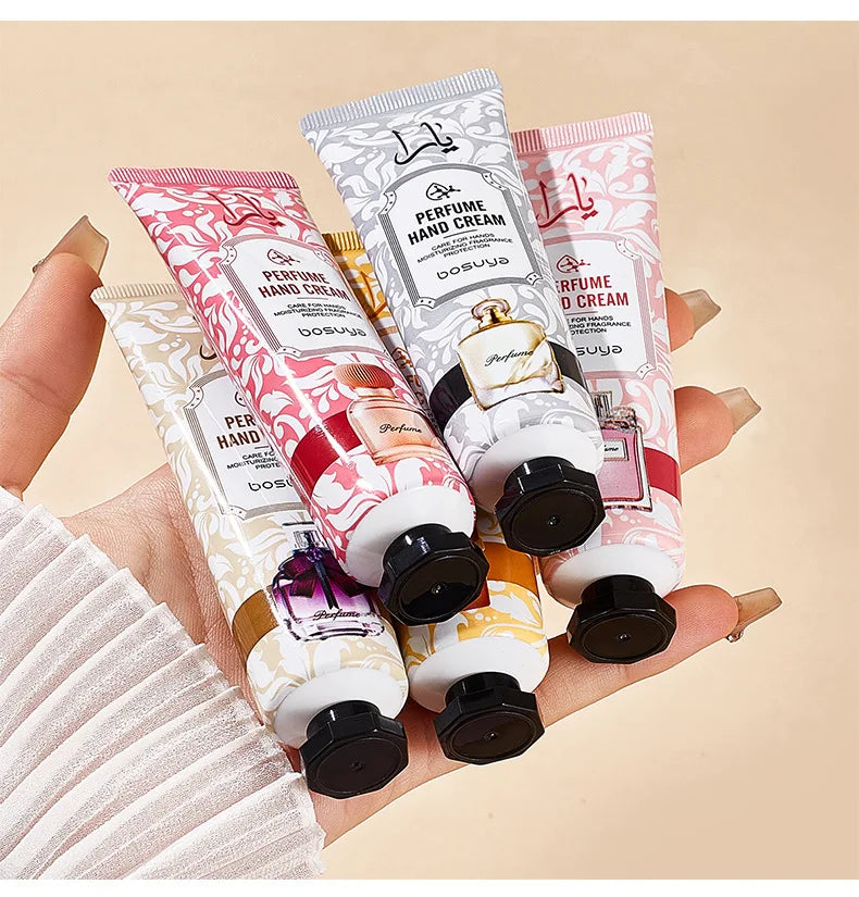 5-piece set of perfume/fruit fragrance hand cream set moisturizing repair anti-drying hand cream set hand skin care products
