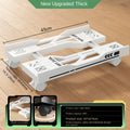 Adjustable Mobile CPU Stand, Ventilated Computer Tower Stand PC Tower Stand with 4 Caster Wheels Fits Most PC, Under Desk Holder