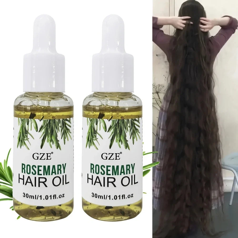 GZE Rosemary Oil For Hair Rosemary Scalp Hair Oil, All Type & Texture | Straight, Waves & Chemically Hairs Strengthens