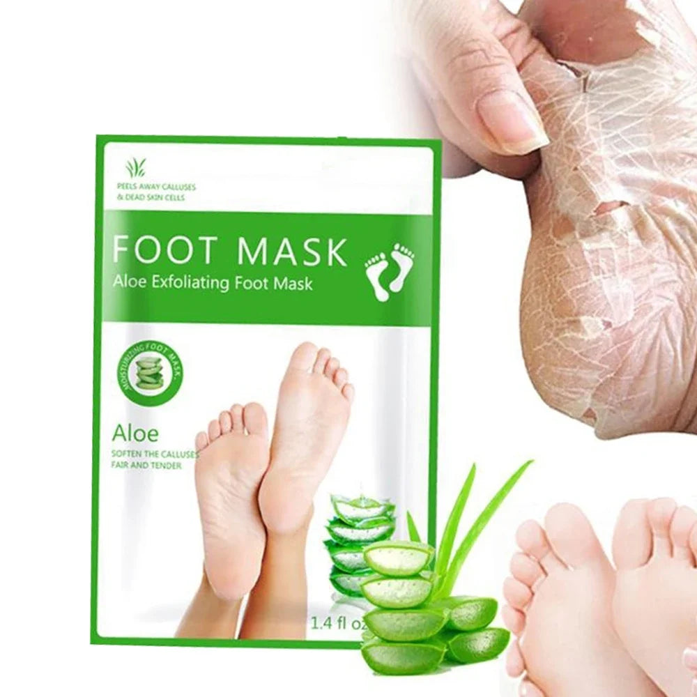 Feet Exfoliating Foot Masks Pedicure Socks Exfoliation Scrub for Feet Mask Pedicure Stone Foot Peeling Mask For Foot Spa