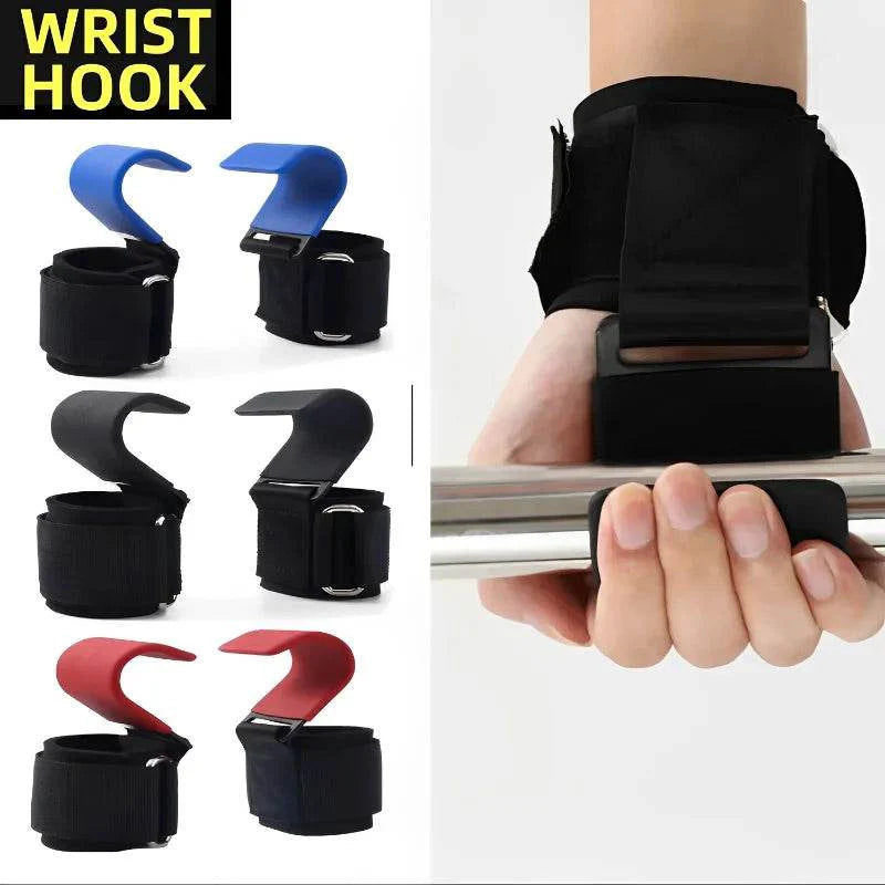 2Pcs Non-Slip Weight Lifting Hooks