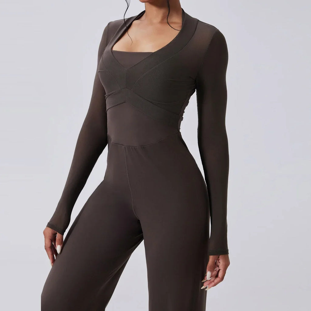 Women Crop Tops Yoga T-shirts Solid Sports Top Long Sleeve Running Shirts Sexy Exposed Navel Quick Dry Fitness Gym Sport Wear