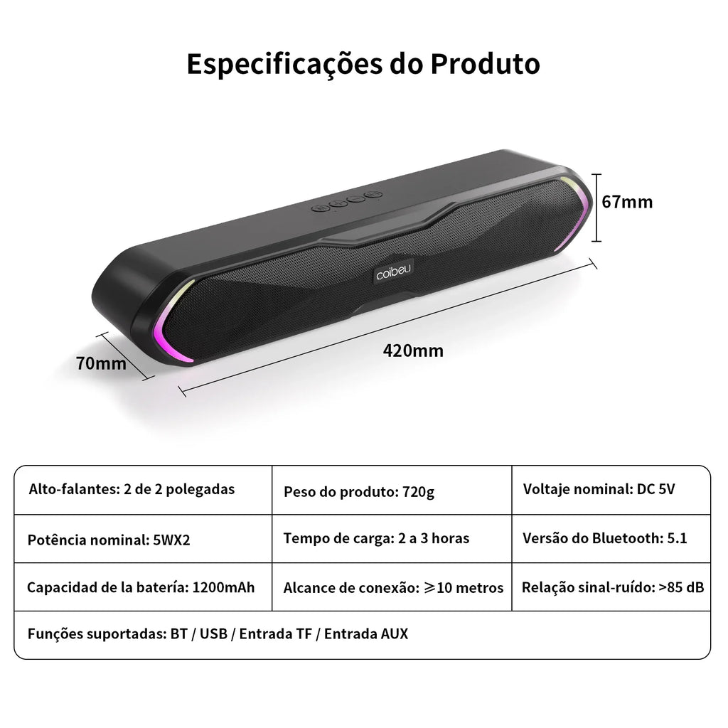 Speaker, Bluetooth Speaker, Portable Bluetooth Speaker, PC Speaker, Soundbar, Bluetooth Speaker