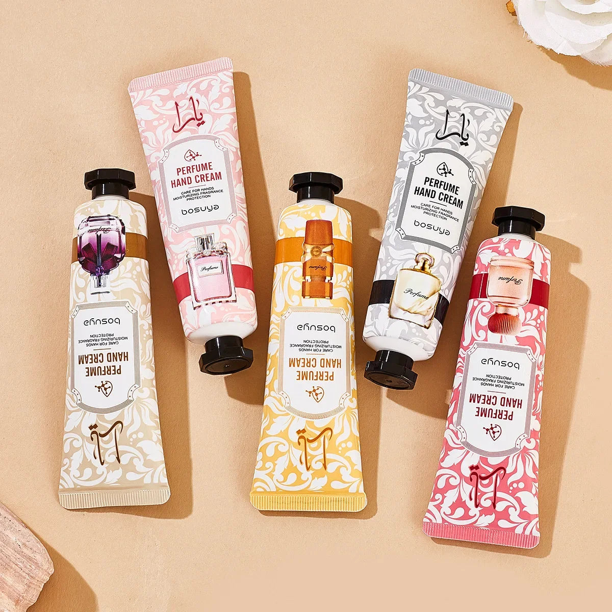 5-piece set of perfume/fruit fragrance hand cream set moisturizing repair anti-drying hand cream set hand skin care products