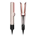 2-in-1 Hair Straightener and Dryer Combo - Negative Ion Heating Flat Iron for Quick Drying Long - Lasting Hair Styling Salon