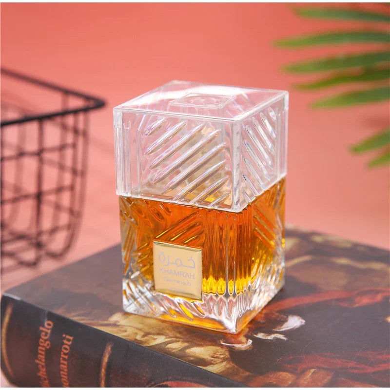 Khamrah عطر Perfume Eau De Toilette Gift Box 100ml Unisex Arabian Oud Scent Gourmand Fragrance Long Lasting Perfume For Unisex
