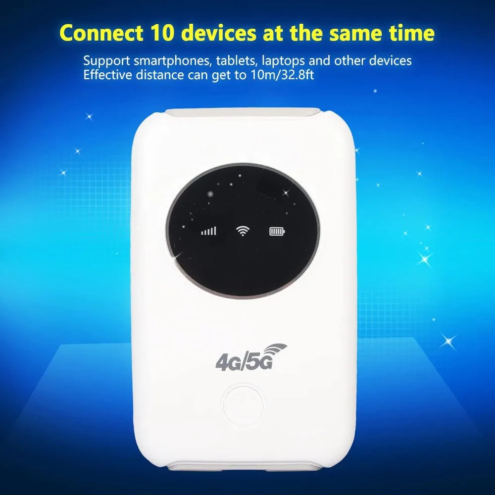 New 300Mbps 4/5G Portable Router USB WiFi Modem Powered Pocket WiFi Pocket Mobile Hotspot Asian/European version Pocket Internet