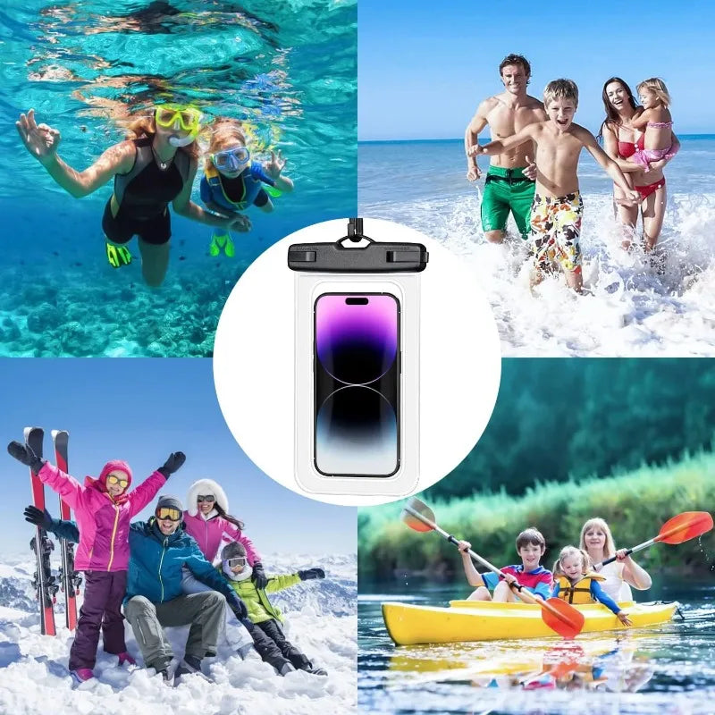 Universal Waterproof Phone Case Pouch With Lanyard For iPhone 11-16 Pro