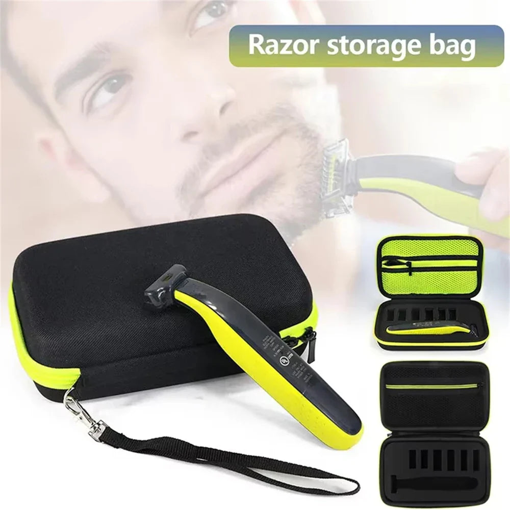 Portable EVA Hard Case for Philips OneBlade/One Blade QP2520 QP2530 QP2620 QP2630 Shaver Travel Protective Cover Storage Bag