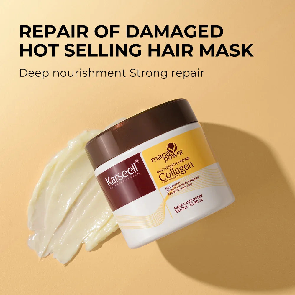 Karseell Collagen Hair Mask and Argan Oil Serum Duo