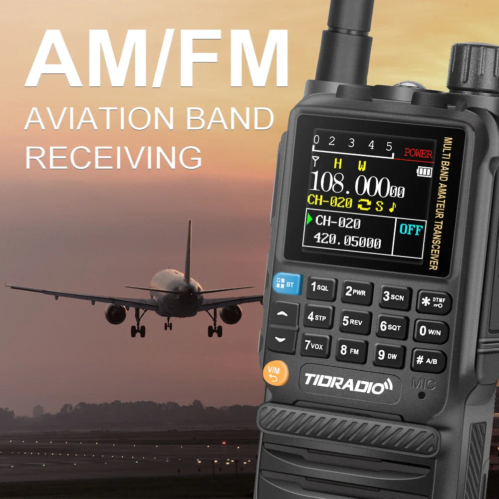TIDRADIO H3 Walkie Talkie Long Range USB C Charging