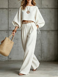 Summer and Autumn New Casual Women's Wear in Europe, America, and Europe Large Loose Cotton Hemp Casual Pants