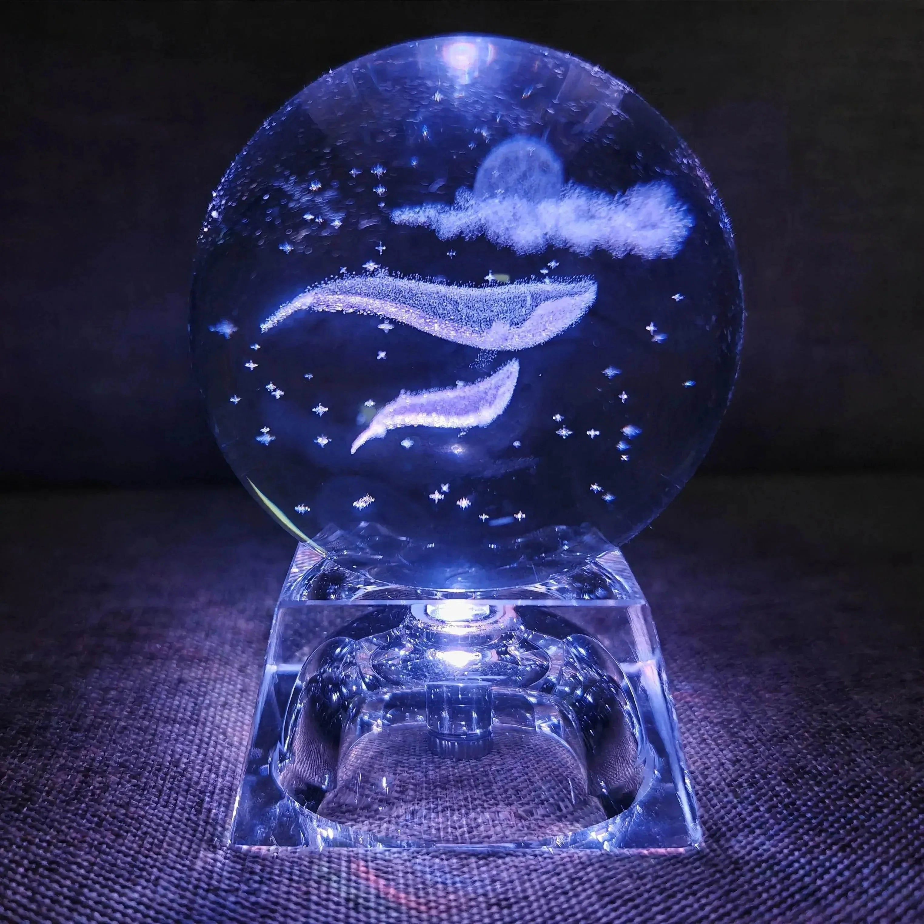 3D LED Crystal Ball Collectible