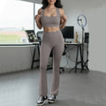 2PCS Pad Women Gym Fitness Yoga Set Squat Proof Fit Legging Running Shorts Sportswear Active Wear Workout Legging Clothes XP292