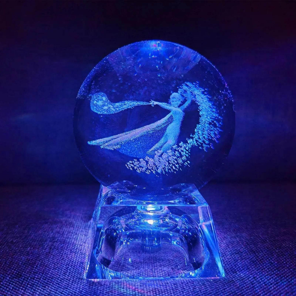 3D LED Crystal Ball Collectible